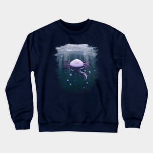 Adventurous Axolotl Crewneck Sweatshirt